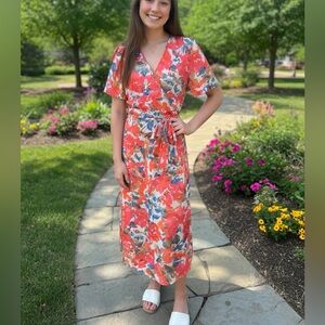 NWOT Floral Maxi Dress Sz XL